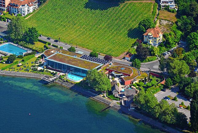 Die Therme sollen einen Erweiterungsbau erhalten.