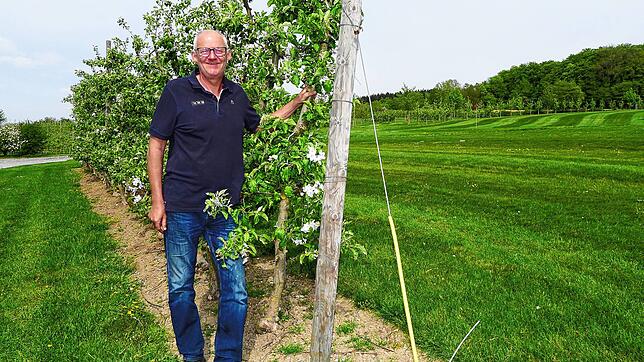 Achim Kotte auf der leergefegten Swingolfanlage in Wendlingen im Frühjahr 2020. Auch damals galt: Alles ist vorbereitet, um den Betrieb ...