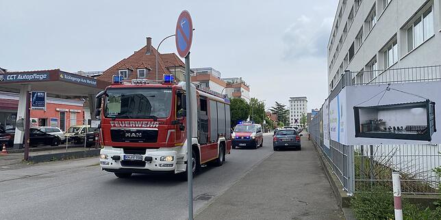 Die Bücklestraße war kurzzeitig für den Verkehr nicht befahrbar.