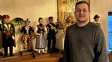 Der Zunftmeister der Narrenzunft Frohsinn, Alexander Dannecker, freut sich auf die Fasnet 2024. Mit ein paar geplanten Änderungen soll ...