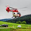 Ein Rettungshubschrauber bei einem früheren Einsatz.