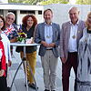 Beim Empfang (von links): Pauline Gabaud (Praktikantin bei der Stadtverwaltung Waldshut aus Blois), Elvira Hansmann (Vorsitzende des ...