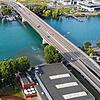 Die Schänzlebrücke von oben.
