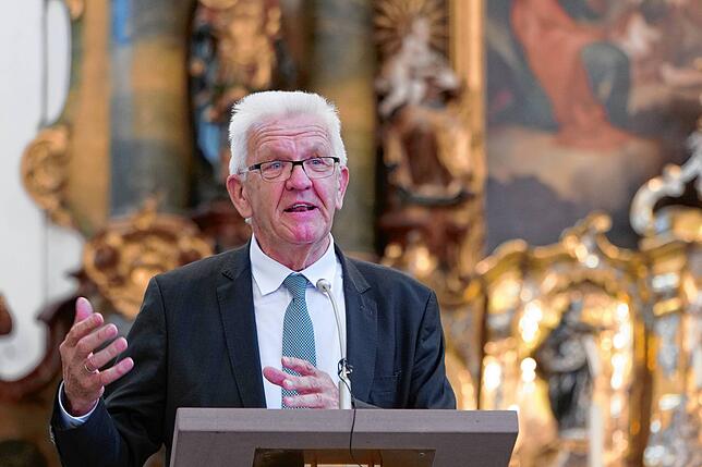 Beeindruckende Rede: Das Verhältnis von Kirche und Staat, ist ein Thema, über das Ministerpräsident und Katholik Winfried Kretschmann ...