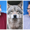 Biologe Rainer Luick (links) und Bauernvertreter Lukas Schaudel diskutieren über den Wolf in Baden-Württemberg.