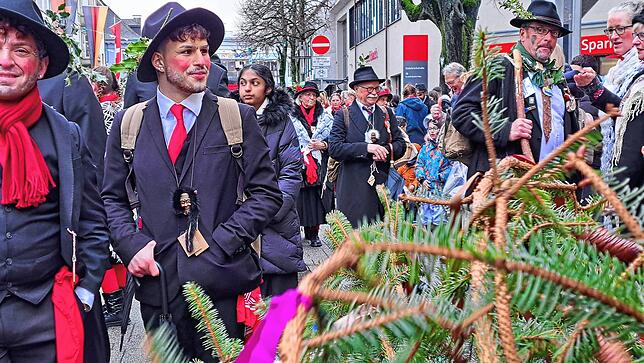 Bild 16: Bilder vom Narrenbaumstellen in Bad Säckingen