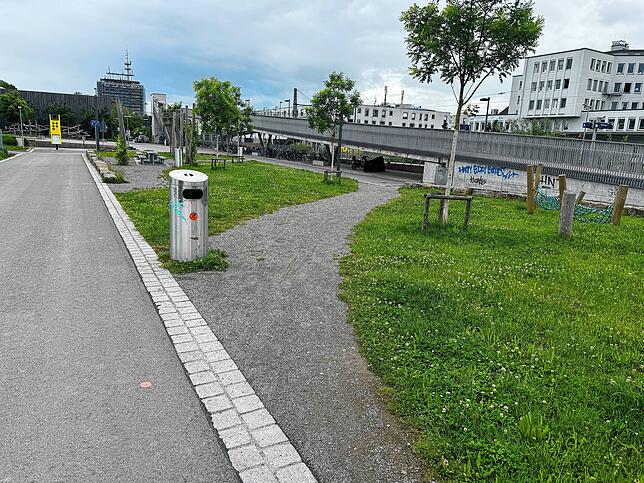 Auf dem Brückenplatz in Petershausen-West bei der Z-Brücke soll ebenfalls ein Baum gepflanzt werden.