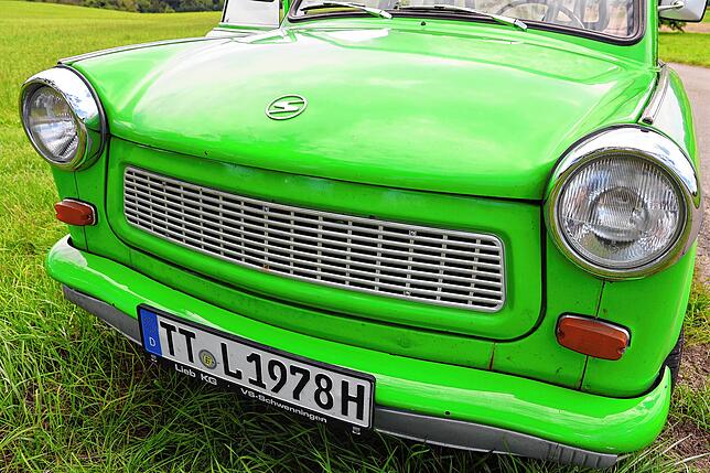 Der Markdorfer ist mit TT-Kennzeichen unterwegs. Das TT steht zwar für Tettnang, passt aber auch perfekt als Abkürzung für „Turbotrabi“.