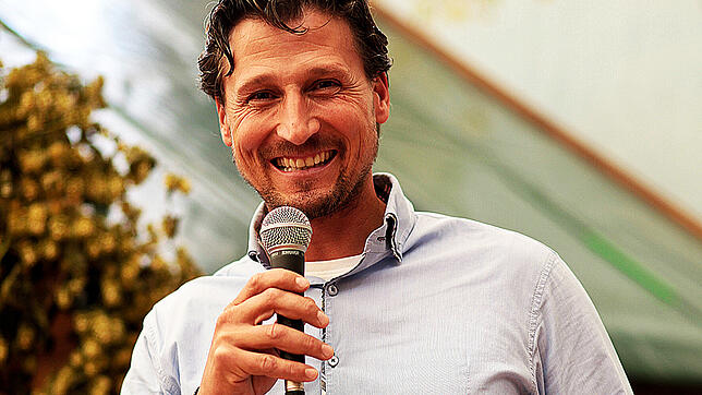 Hans Fetscher, 46, ist Festwirt des Konstanzer Oktoberfestes.