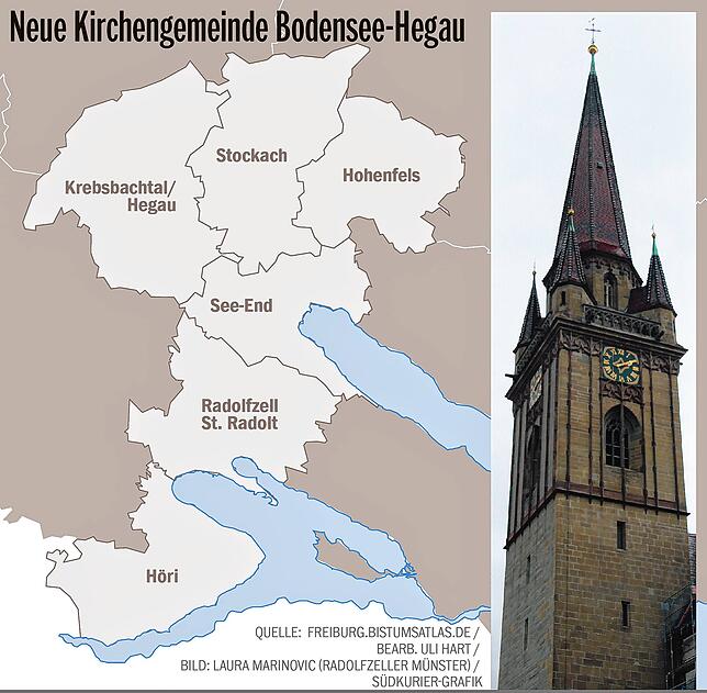 So sieht die neue Gesamtkirchengemeinde aus.