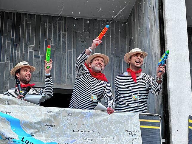 Mit Wasserpistolen gegen die närrische Übermacht? Ging schief!