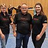 Petra Wiedenmaier, Vorsitzende beim RMSV Edelweiß Aach, der stille Star Wilfried Schwarz und Trainerin Katja Gaißer (von links).