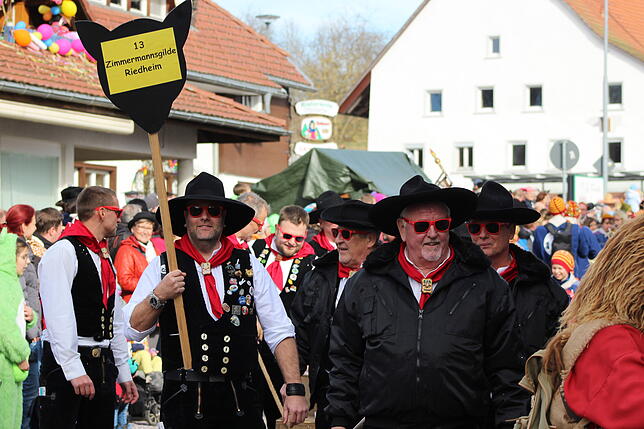 Bild 6: Strahlendes Wetter und glückselige Narren in Ühlingen. Wir haben alle Bilder