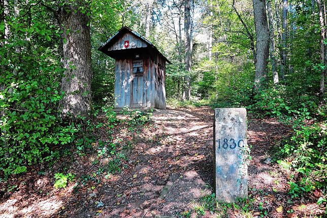 Ein Grenzerhäuschen am sogenannten Schmugglergraben in Altdorf.