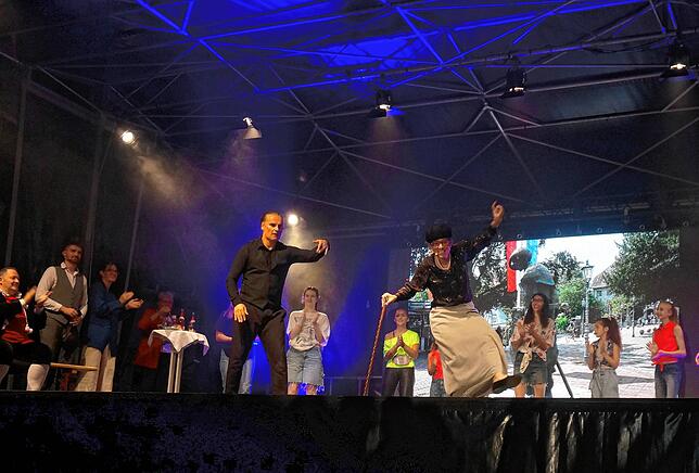 Bild 1: Waldshuter Originale: Bilder vom Heimatabend der 555. Chilbi