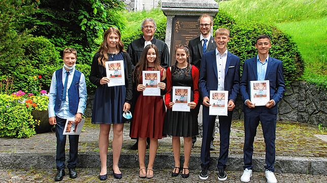Viel Freude bei den Konfirmanden in Herrischried.