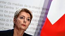 Der Schweizer Bundespräsidentin Karin Keller-Sutter gelang es nicht, die US-Zölle in Höhe von 39 Prozent auf Produkte aus der Schweiz zu ...