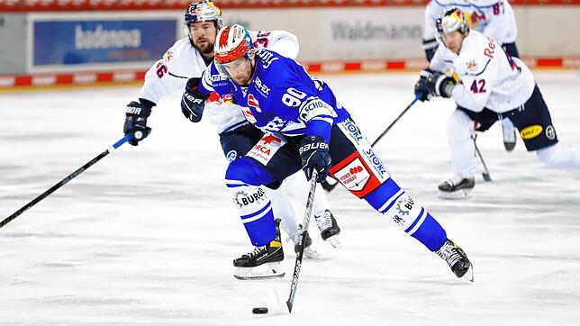 Tylor Spink entwischt in dieser Szene zwar seinem Gegenspieler. Die Wild Wings mussten sich am Ende jedoch dem EHC München mit 4:6 ...