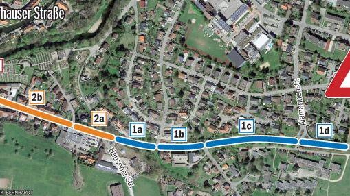 Die Bürger werden über die Großbaustelle Schaffhauser Straße, die in drei Bauabschnitten saniert wird, informiert. In diesem Jahr wird ...