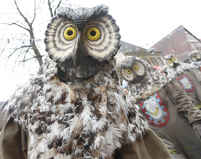 Die Pfohrener Schnufer beim großen Umzug am Sonntag.