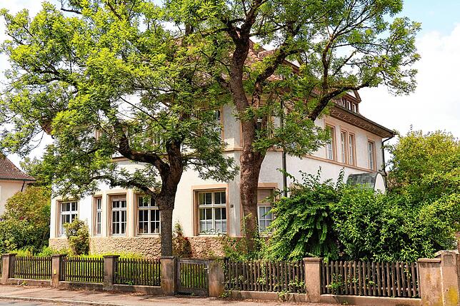 Das ehemalige Pfarrhaus der evangelischen Kirchengemeinde: heute in Privatbesitz.