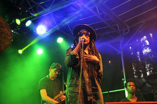 Das Festival-Publikum jubelte 2017 unter anderem der amerikanischen Hip-Hop-Künstlerin Akua Naru zu