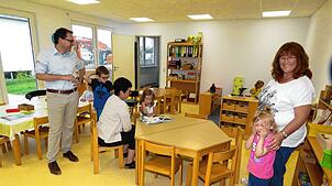 Die Kinder des Kindergartens „Alte Gerbe“ sind umgezogen und fühlen sich, wie auch das Erzieherteam, im neuen Domizil wohl. Leiterin ...