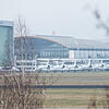 Während des Weltwirtschaftsforums in Davos sind wie im vergangenen Jahr auch am Flughafen Friedrichshafen jede Menge Maschinen ...