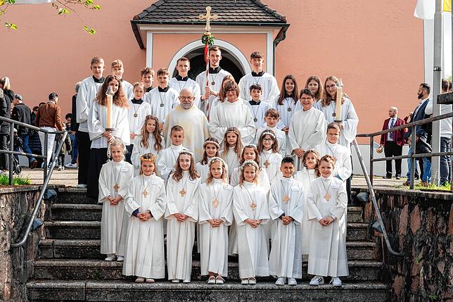 Erstkommunion am 23. April in Dogern.