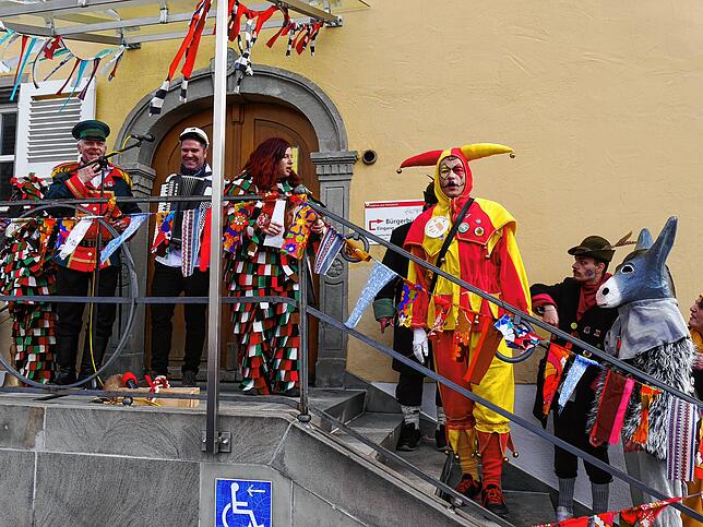 Bild 28: Die besten Bilder vom Rathaussturm in Hilzingen