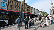 Ab dem 12. Oktober ist der Bahnhofplatz wieder Dreh- und Angelpunkt der Konstanzer Buslinien. Es ändert sich einiges, denn dann fahren ...