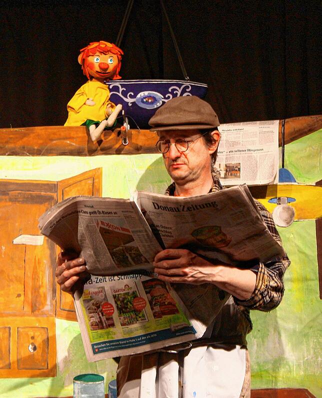„Pumuckl zieht das große Los“ wird am Samstag, 5. Oktober, 15 Uhr im Ali-Theater Tiengen gespielt.