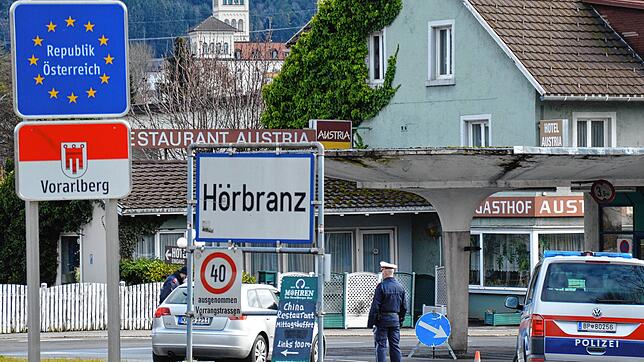 Die Grenze zu Österreich (Archivbild). Österreich hat seine Einreiseregeln verschärft.