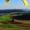 Einen schönen Blick über Hondingen und Fürstenberg bietet der Gleitschirmflieger Startplatz auf dem Fürstenberg.