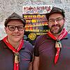 Oberholzhauer Andreas Fiedler und Musikchef Philipp Mutter freuen sich nach zwei Jahren Pause auf den Holzhauerball am 11. Februar ...