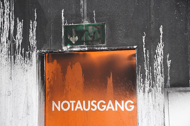 Der Notausgang.