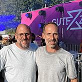 Die Veranstalter Kay Brüggemann (links) und Björn Brüggemann 