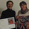 Die Bernauerin Christel Andrea Steier (rechts) und die Dachsbergerin Mechthild Ehmann bestreiten gemeinsam eine Ausstellung im ...