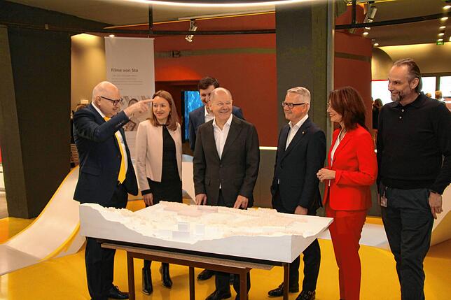 Bild 38: Kanzler Scholz besucht den Hochrhein - das sind die eindrücklichsten Bilder