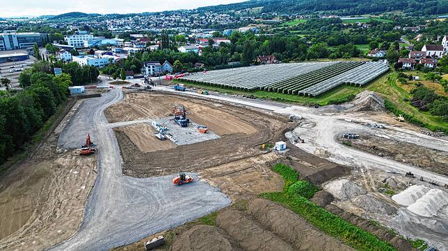 Bild 4: Aktuelle Drohnenfotos: So sieht es auf der Baustelle an der gesperrten „Müllstraße“ aus