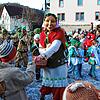 Bunt und fröhlich: das Kleggau-Narrentreffen in Weizen.