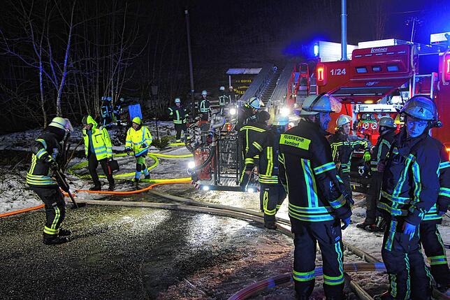 Bild 25: Brand im Hotel Walkenmühle in Bonndorf - die Bilder