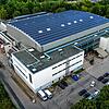 Die Helios-Arena von oben: In den nächsten Monaten soll die Energieerzeugung modernisiert werden. Künftig wird Abwärme der halle genutzt.