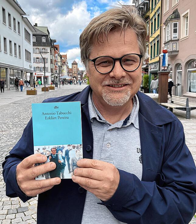 „Erklärt Pereira“ – ein Buch, das Markus Schmitz zu seinen Lieblingsbüchern zählt.