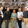 Freuen sich (v.l.): Organisator Georg Mais, Gabriel Venzago (Bodensee-Philharmonie), Corinna Bruggaier (Kulturamt), Wolfgang ...