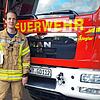 Felix Waßmer, Kommandant der Freiwilligen Feuerwehr Dettighofen.