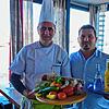 Burim Veseli (rechts) ist neuer Pächter des Restaurants Seehaus am Klosterweiher. Küchenchef Habab Berisha sorgt für Spezialitäten mit ...