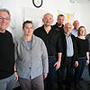 Verbandsdirektor Karl Heinz Hoffmann mit Susanne Köstlin, Matthias Eschbach, Michael Freitag, Herbert Nägele, Felix Reichert, Sarah ...