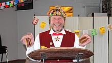 Wie immer gut gelaunt eröffnet Narrizella-Präsident Martin Schäuble die Fasnacht. Nur ohne Publikum und ohne Büttenreden. Der Narrizella ...