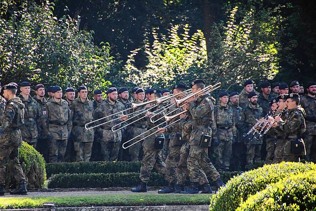 Bild 20: Abschiedsappell für die Soldaten des Jägerbataillons 292